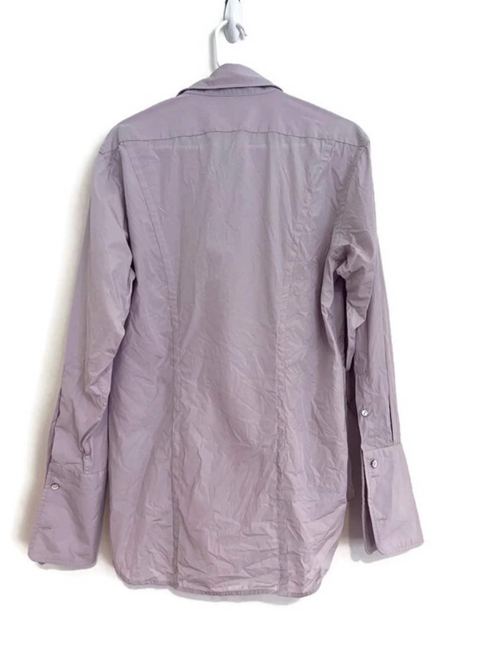 Rag & Bone Womens Lavender Diana Poplin Cotton Logo Button-Up Shirt Size S Cuffs - Picture 5 of 13